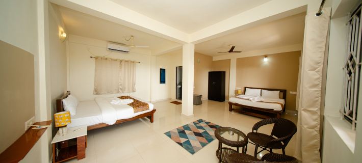 Aqua Wave by YogiTree Hotels Hotéis em Morjim