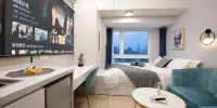 Zhiwu Hotel Apartment (Yangming Subway Station) - Salle De Projection De Luxe Légère