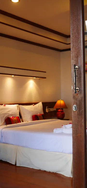 บังกะโลพร้อมวิวทะเลและระเบียง