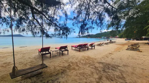 유럽 마법의 방갈로 코 롱 시아누크빌 호텔