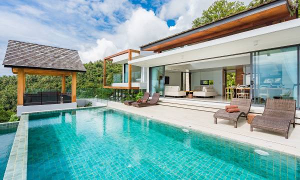 Samui Hideaway Seaview Infinity Pool Villa 3BR Rainforest Private Retreat with Butler & Breakfast