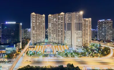 South Homes - Vinhomes D'Capitale Apartment Hanoi Chùa Long Vân附近的飯店