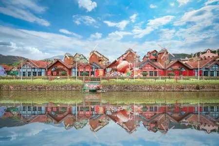 Huayuan Yunhai holiday villa (Heyuan Bavaria manor store) Отели рядом с достопримечательностью «Spring Woods»