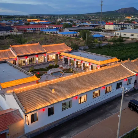 Wan Tu·Lanting Volcano Hot Spring Healing Resort Courtyard