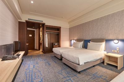 デラックス ツインルーム ミラマーガーデン台北の写真