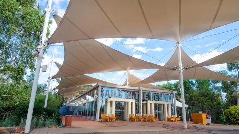 Sails in the Desert in Yulara