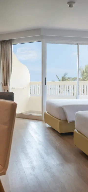 ห้องดีลักซ์ เตียงเดี่ยว 2 เตียง