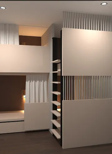 ห้องพักเตียง 2 ชั้น รวม 4 ท่าน เฉพาะผู้หญิง