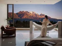 Two Mountains Series Garden of Mountains Wilderness · Snow Mountain Aesthetics HYLLA Vill - واي فاي