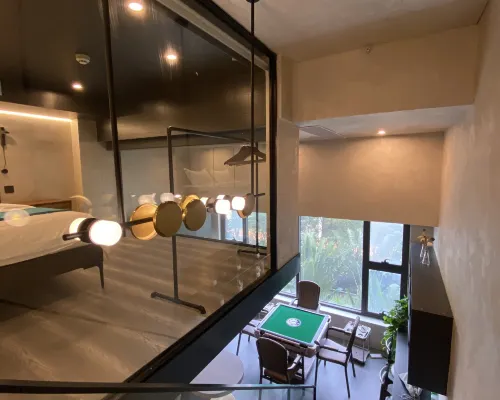 Zhuhai Low-key LOFT Suite Apartment (Huafa Shangdu Haiyin Youyicheng Branch) الغرف Photos