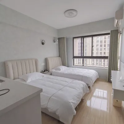 蚌埠湖邊雅舍民宿（綠地中央廣場市立博物館新館店） 鄰近蚌埠市博物館新館的酒店