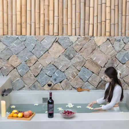Moganshan Dashuxia · Creek Tracing Swimming Pool Mingsha Wenquan Vacation Boutique Stay