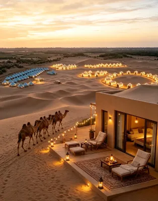 Sand Wilderness · Tengger Shapo Galaxy Star Resort Cluster - Parking