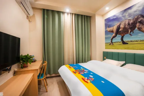 Adai Longlong Homestay (Zigong Fangte Dinosaur Kingdom Branch) - ห้องครัว