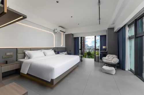 Lime House Hotel (Guilin Station MixC Branch) - صديق للحيوانات الاليفة