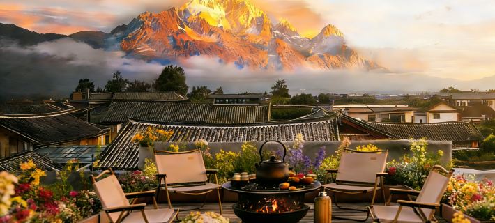 Moonlight Shiyue·Full Smart Luxury Scenic Projection Inn Lijiang Ancient Town Hotels in Lijiang