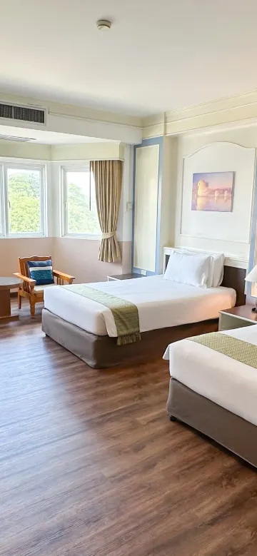 ห้องดีลักซ์ 2 เตียงเดี่ยว