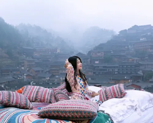 Xijiang Wants to stay in  Light Luxury Hotel (Observation Deck Branch) Hotels in Leishan