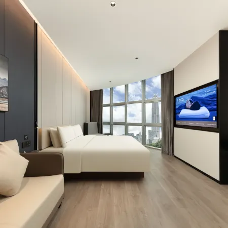Atour Hotel Shenzhen CBD Futian Metro Station Отели рядом с достопримечательностью «Торговый центр COCO Park»