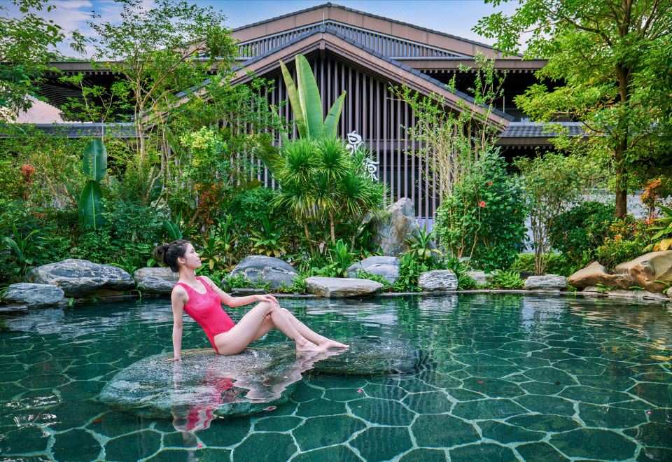 야보 호텔의 외부 전경