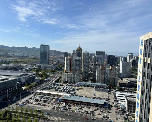 Qingyun Boutique Vacation Apartment (Weihai High-Speed Railway Station Hanlefang) Außen Photos