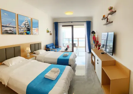 Dinglong Bay Love Home Seaview Holiday Apartment Отели рядом с достопримечательностью «Dinglong Bay Sea Corner»