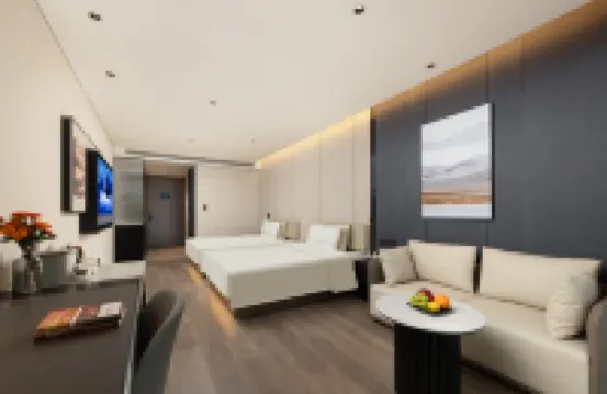 天津塘沽商業區濱海高鐵站亞朵飯店 天津極地海洋公園附近的飯店