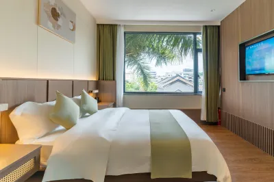 暉園民宿（仏山清暉園大良鐘樓地下鉄駅） 広東省仏山市華蓋路歩行街周辺のホテル