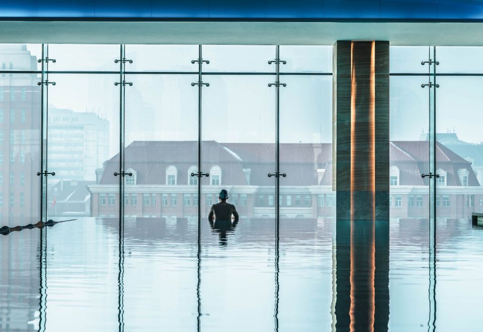 샹그릴라 톈진 호텔의 웅장한 외관