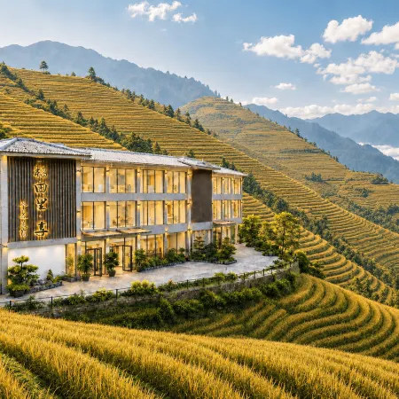 Enjoy the panoramic view of the rice fields (Longsheng Longji Terraces Branch)