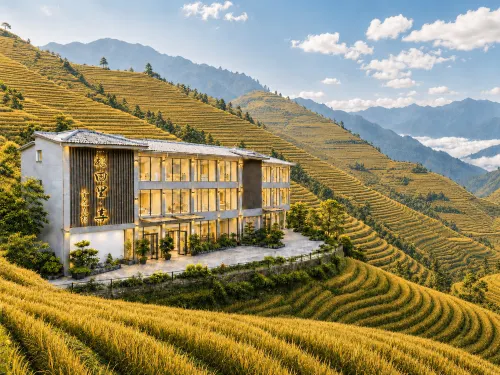 Enjoy the panoramic view of the rice fields (Longsheng Longji Terraces Branch) - Gym