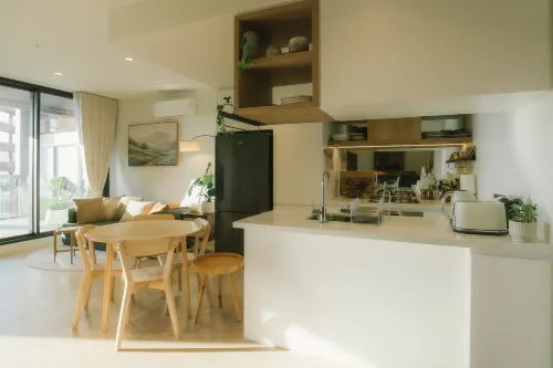 Designer South Melbourne Stay with City Views - 홈스테이
