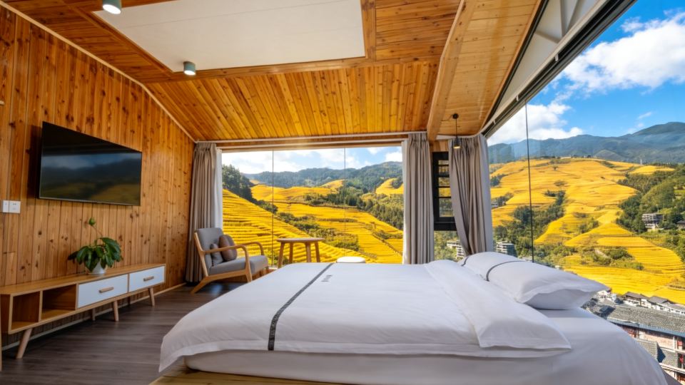 Longji terrace walk Yunju intelligent panoramic Hotel(Qianceng Tianti Observatory Store)