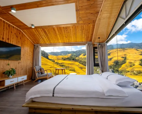 Longji terrace walk Yunju intelligent panoramic Hotel(Qianceng Tianti Observatory Store) Hotels in Longsheng