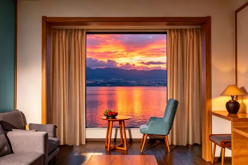 Yiyuan Shanhai｜Seaview Holiday Villa B&B (Dali Airport Branch) - พร้อมระเบียง