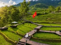 MT House Sa Pa - Mountain & Terraced fields View And Trekking Tour - Badekar