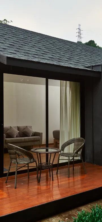 สวนและลำธาร