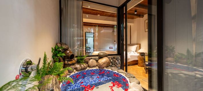 Yuanlai Private Soup B&B (Dujiangyan Scenic Area Nanqiao Branch) Hotéis em Dujiangyan