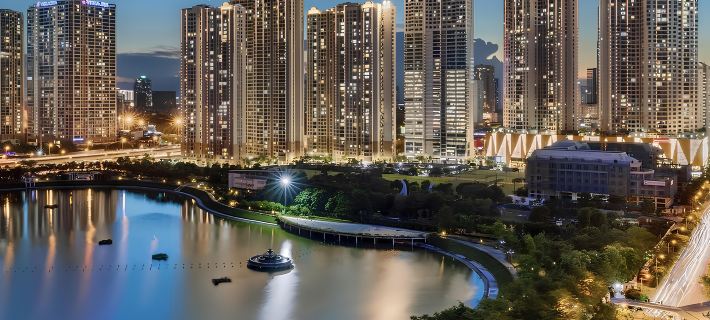 Ember Housing - Vinhomes D'capitale Apartment Hanoi Center 하노이 호텔