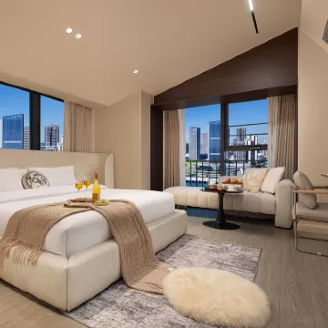 Hezhou Scenic Hotel (Changsha Wuyi Square Peiyuanqiao Subway Station) Hotel dekat Museum Kota Changsha