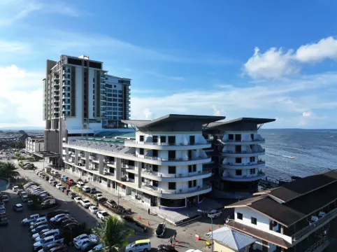 LANSE OCEAN SEAVIEW HOLIDAY HOTEL(Semporna BranchChinese Butler/Near the Pier Seafood Market) من الخارج Photos