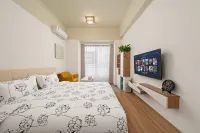 Blueberry chain hotel apartment (Linyi people's Square) - balcon