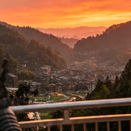 Yunxi Secretland • View the sunset of Dongzhai | Designer's best homestay (Zhaoxing Dongzhai Store)