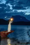 Lugu Lake Scenic Area Yinman · Full Lake View Starry Sky Theme Vacation Apartment - románticos