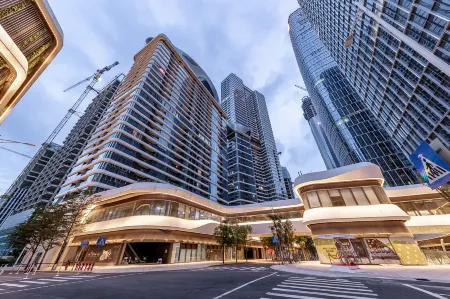 F-TOWN Fangtang Hotel (Shenzhen Longgang Tian'an Digital City Huanggekeng Subway Station) Отели рядом с достопримечательностью «Baoneng All City Shopping Center Longgang Branch (Jianshe Road)»