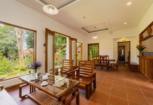 리조트 수영장 풍경