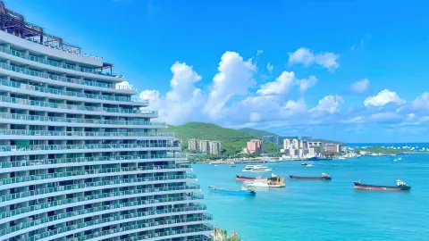 椰子オーシャンビューガーデン露台アパート（北海海底世界） in 北海
