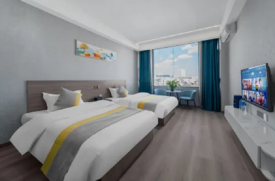 โรงแรมหงไค่ (เมืองโบราณเจียนซุ่ย โรงแรมรถไฟเล็ก) โรงแรมใกล้ทะเลสาบคองไซ