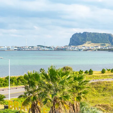 Jeju Attirance Hotel & poolvilla Отели рядом с достопримечательностью «Храм Кымбунса»