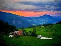 Rice Field Ideal | Blue Terraced Fields Panoramic View Homestay - Mountain view